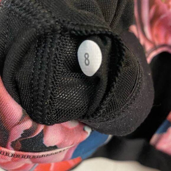 Lululemon Top Speed Secret Garden Sports Bra Size 8 - Picture 7 of 8